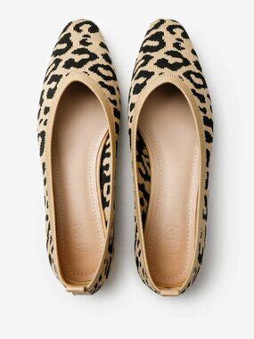 TIJN Ashley Cheetah Print Flats